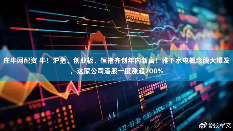 庄牛网配资 牛！沪指、创业板、恒指齐创年内新高！雅下水电概念股大爆发，这家公司港股一度涨超700%